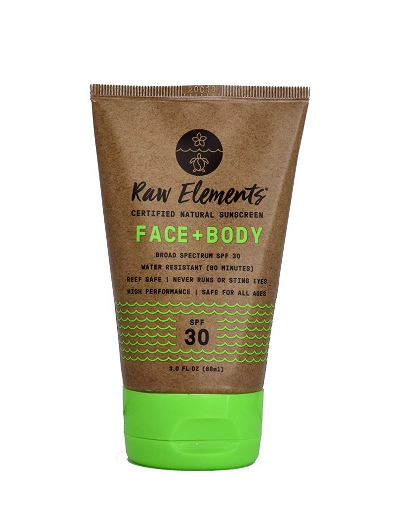 Raw Elements Organic SPF 30 Zinc Sunscreen, 3oz