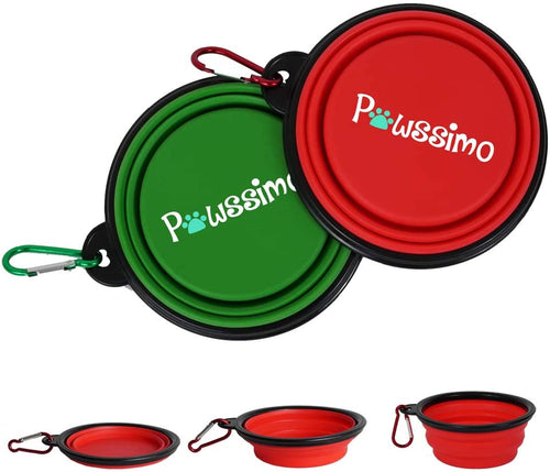 Collapsible Silicone Food & Water Bowl - shop.beachguide.com