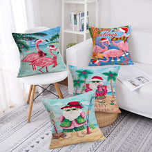 Load image into Gallery viewer, 4 Merry Christmas Pillow Covers 18x18 Inch - shop.beachguide.com
