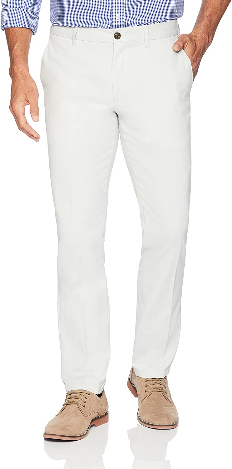 Amazon Essentials Men's Slim-fit Wrinkle-Resistant Flat-Front Chino Pant - shop.beachguide.com