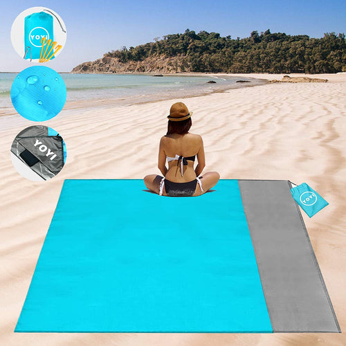 Sand Free Beach Blanket for 2-7 Adults - shop.beachguide.com
