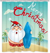 Load image into Gallery viewer, Merry Christmas Shower Curtain - shop.beachguide.com
