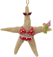 Load image into Gallery viewer, Beach Starfish Couple Ornament, Set of 2 - shop.beachguide.com
