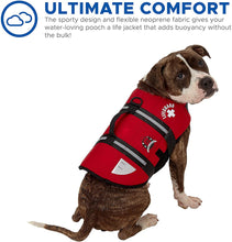 Load image into Gallery viewer, Paws Aboard Dog Life Jacket - shop.beachguide.com
