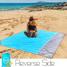Load image into Gallery viewer, Sand Free Beach Blanket for 2-7 Adults - shop.beachguide.com
