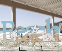 Load image into Gallery viewer, Wooden Beach Sign - shop.beachguide.com
