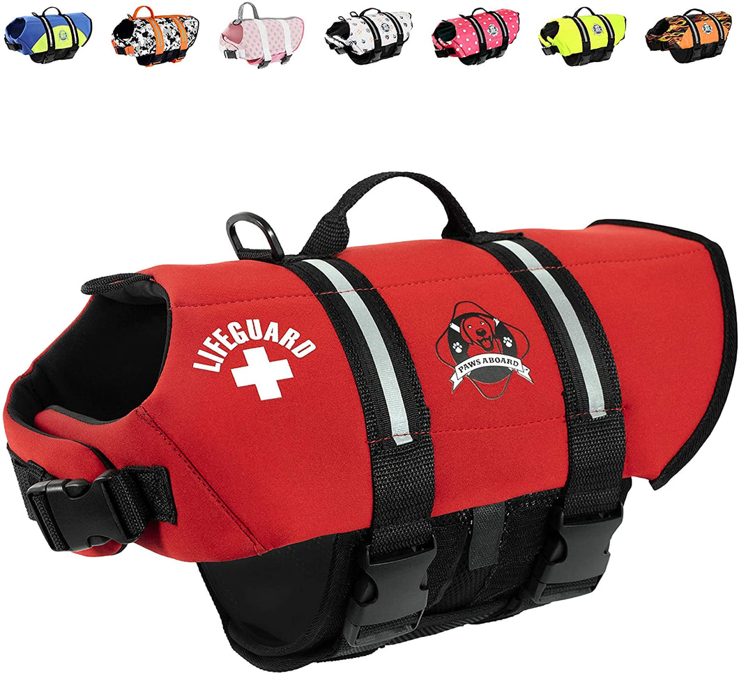 Paws Aboard Dog Life Jacket - shop.beachguide.com