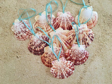 Load image into Gallery viewer, Glitter Seashell Ornaments, set of10 - shop.beachguide.com
