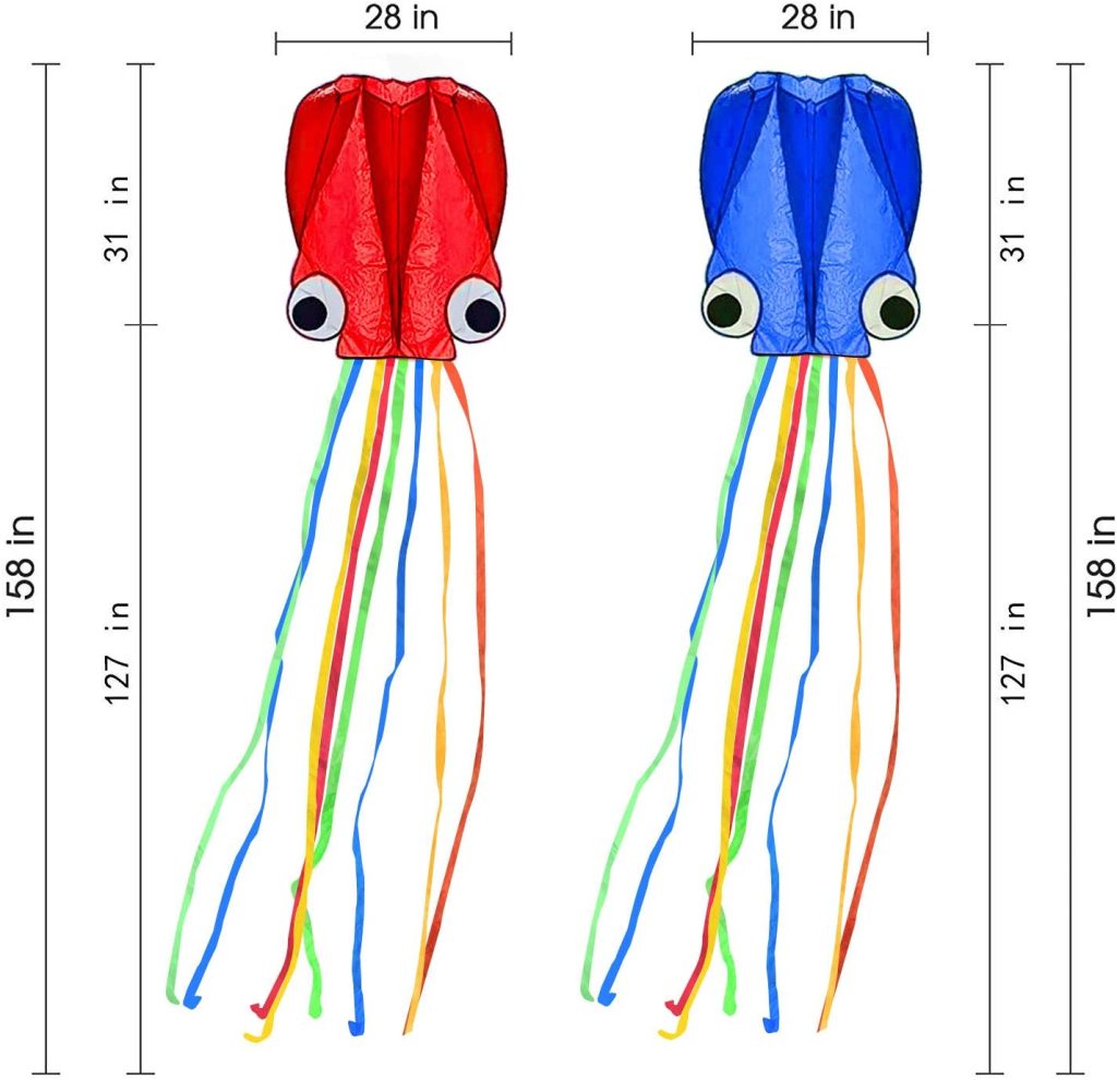 SINGARE Large Octopus Kite