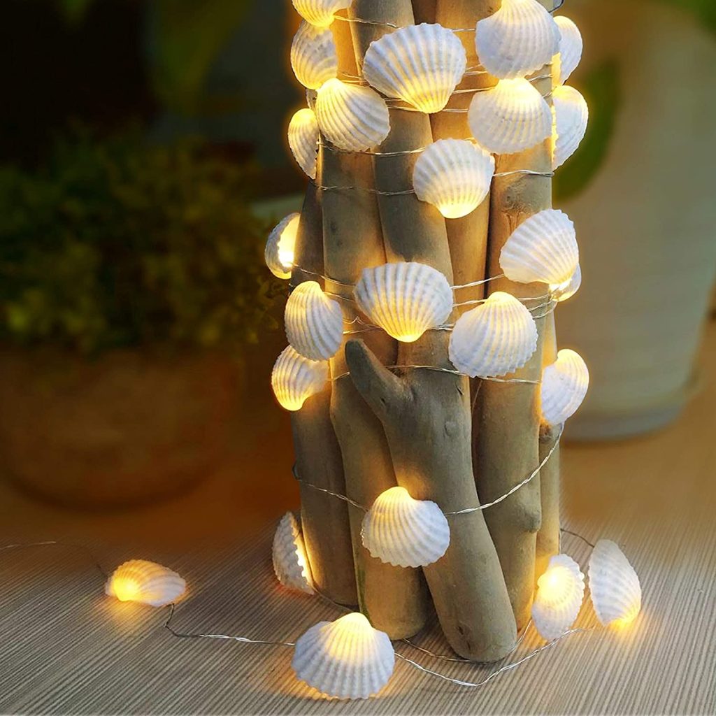 Beach Seashell String Lights